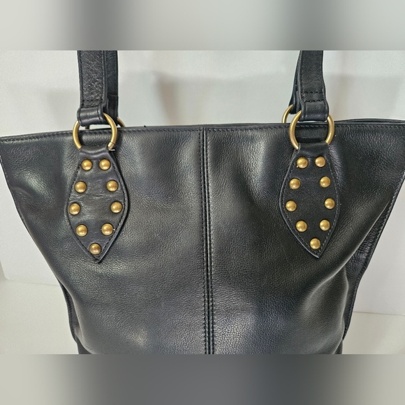 Black Wilson's Leather Studded Bag - Picture 2 of 10